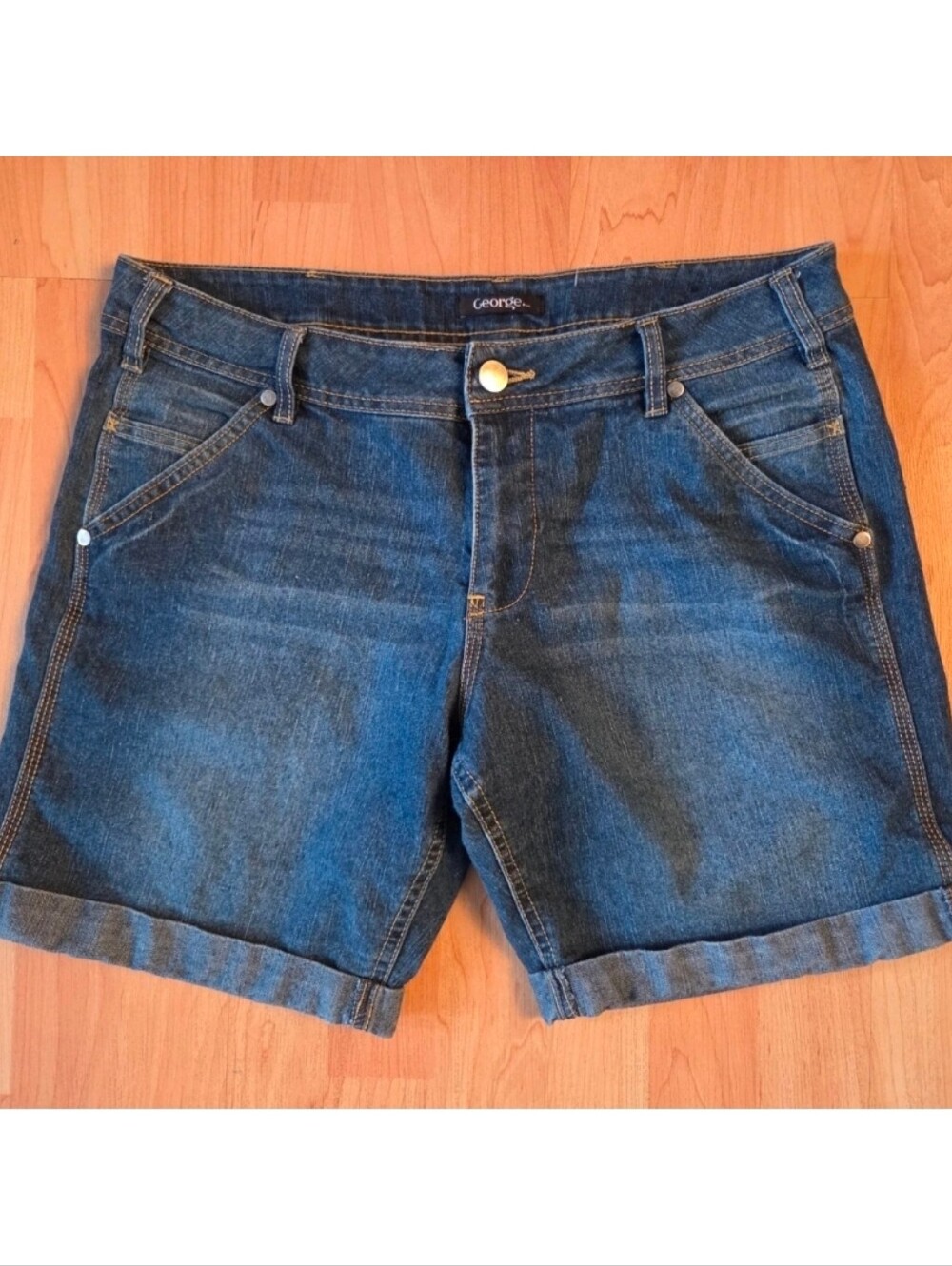 George denim shorts